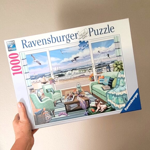 BEACHFRONT GETAWAY by Ravensburger JIGSAW PUZZLE 1000 pieces - Picture 1 of 8